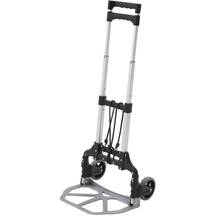 Moving Boxes Sanoto Folding Aluminum Hand Cart Moving Dolly with 4 Wheels for Luggage Home and Office Use Hand Truck 