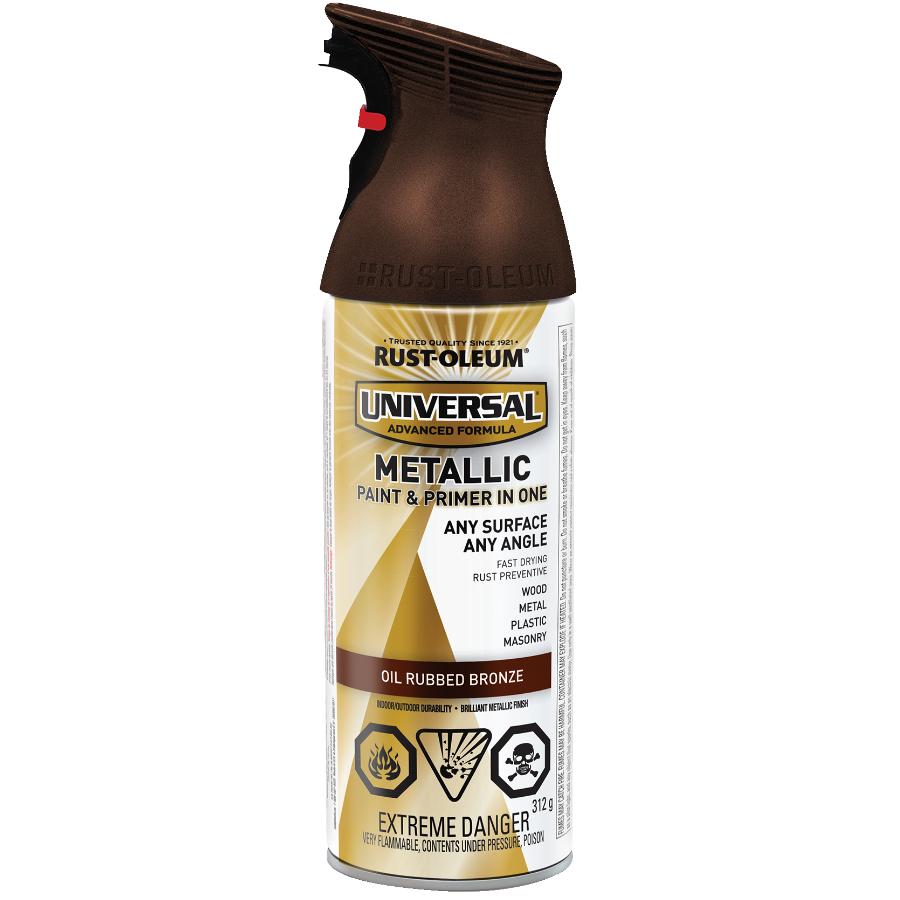RUST-OLEUM Universal Metallic Spray Paint Primer Oil Rubbed