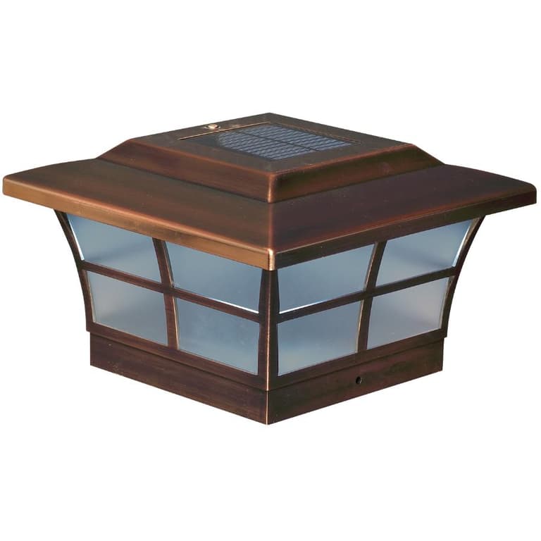 Classy Caps 6" x 6" Solar Copper Post Cap Home Hardware