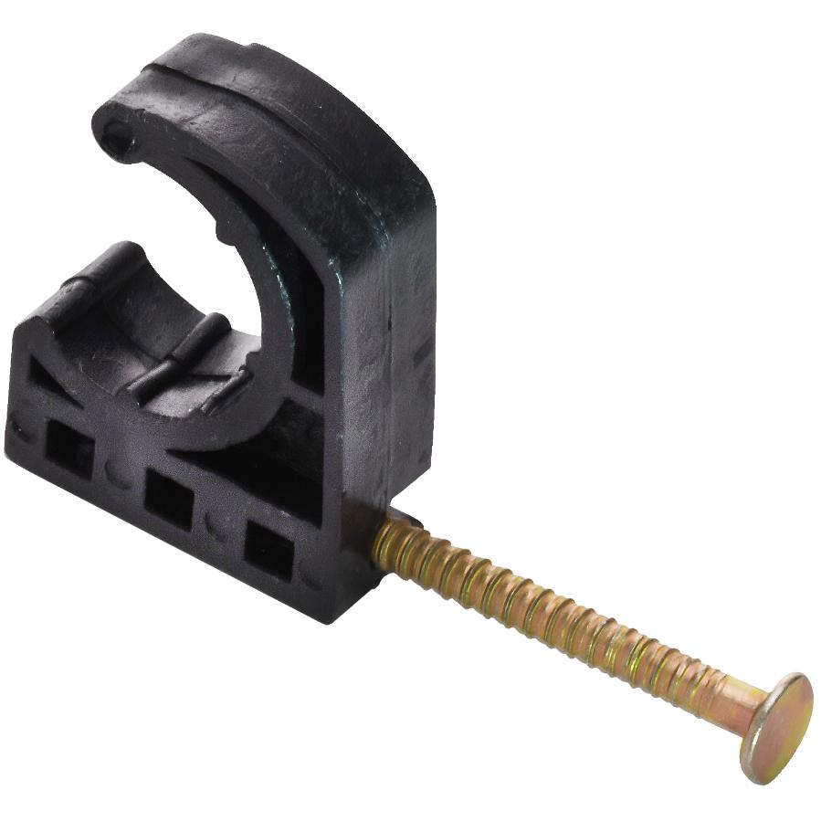 WATERLINE PRODUCTS 1/2 J-Clamp with Nail - 100 Pack