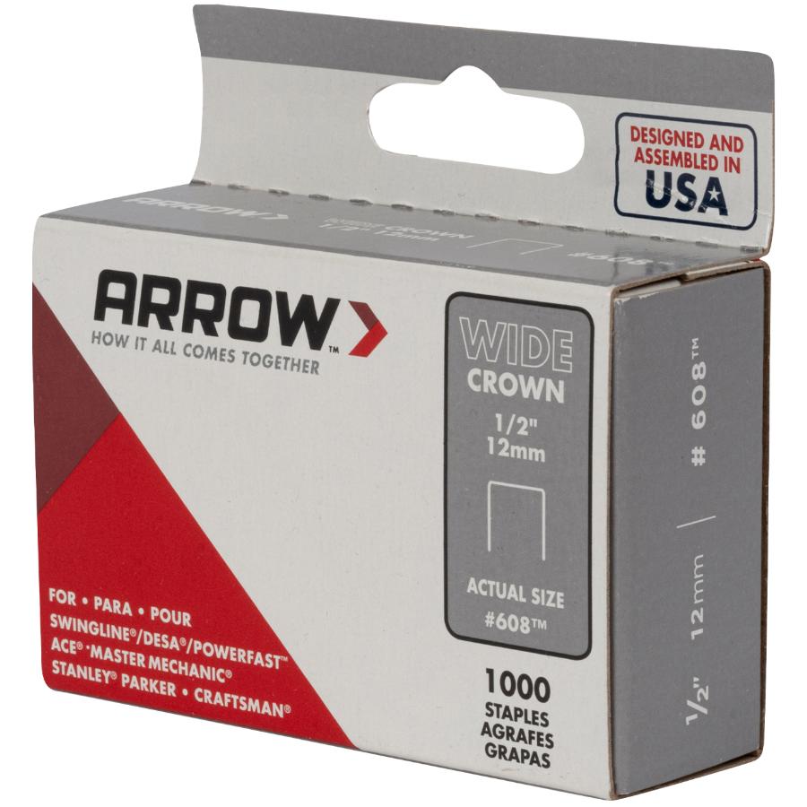 Arrow 605 Wide Crown Swingline Heavy Duty 5/16-Inch Staples