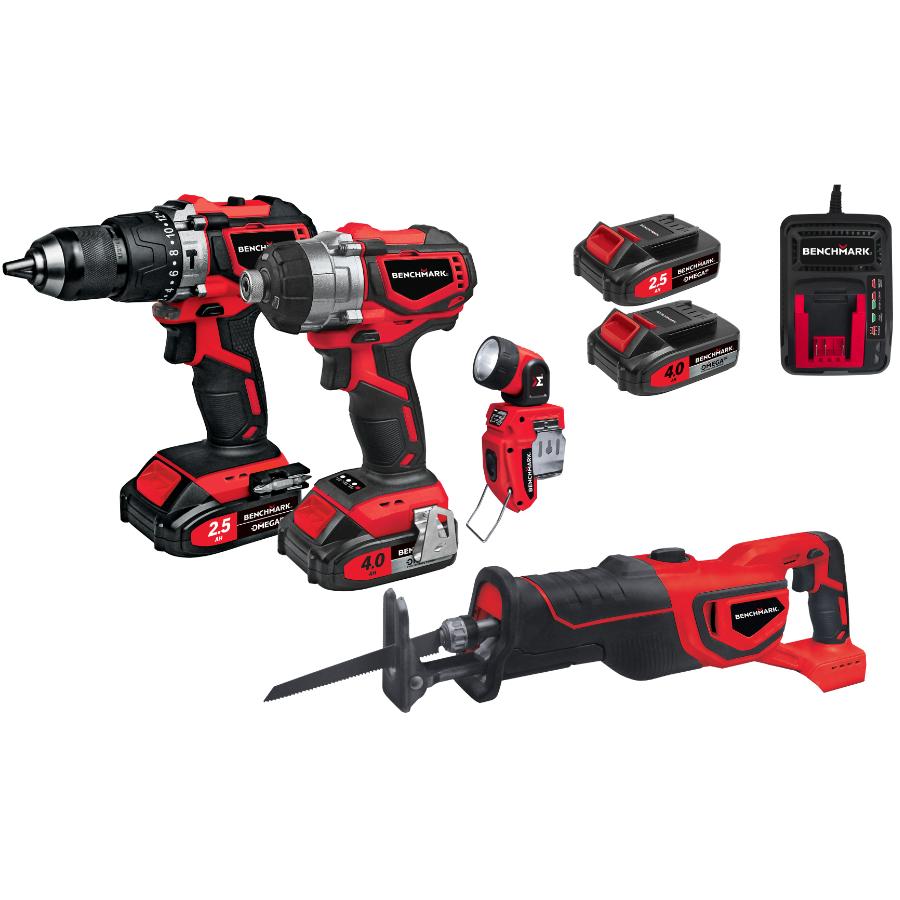 BENCHMARK 20V Max Lithium-ion Cordless Combo Kit | Home Hardware