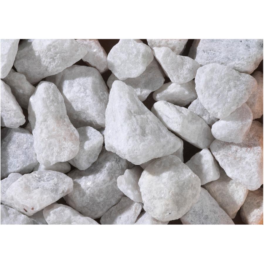 White Marble Garden Stones, Cost Of White Stones For Landscaping