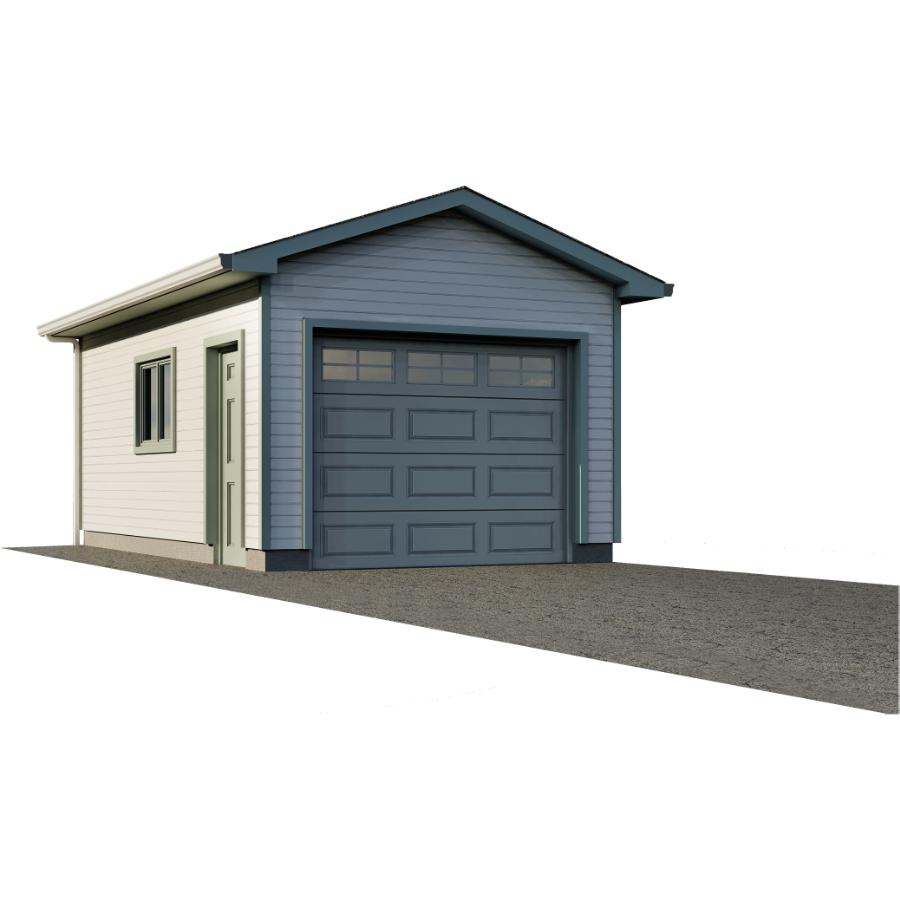 PROJECT PACKAGES 16' x 24' Gable Garage Package, with Complete