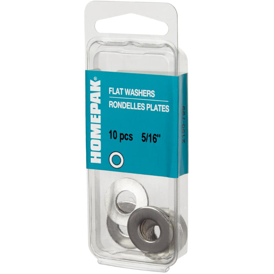 10x 5/16" Stainless Steel Extra Thick Heavy Duty Flat Washers – 18-8 Grade