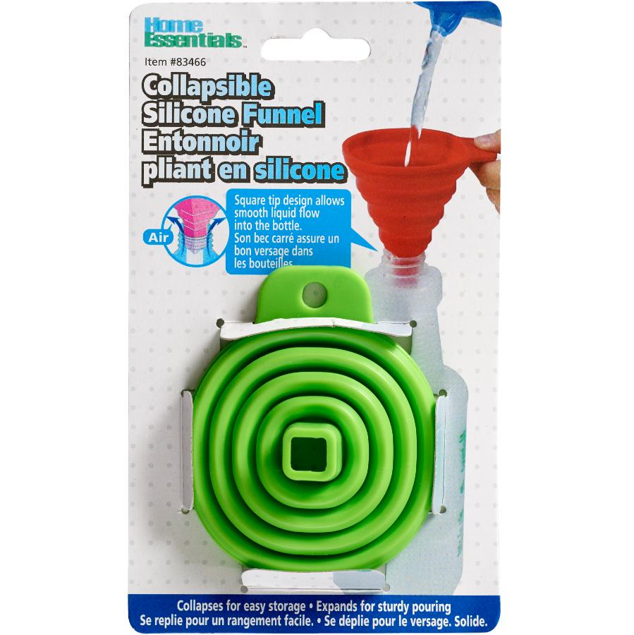 Fanala Home Kitchen Silicone Portable Collapsible Funnel Funnels 