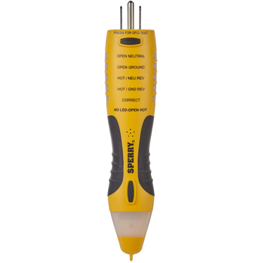 Sperry 80480 VAC/DC 4Range Voltage Tester ET6204 The Home Depot