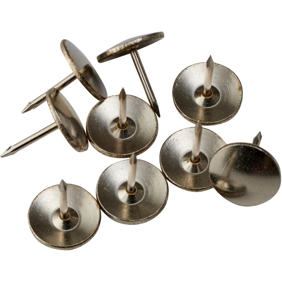45 Pack 4 x 3/8" Nickel Thumb Tacks