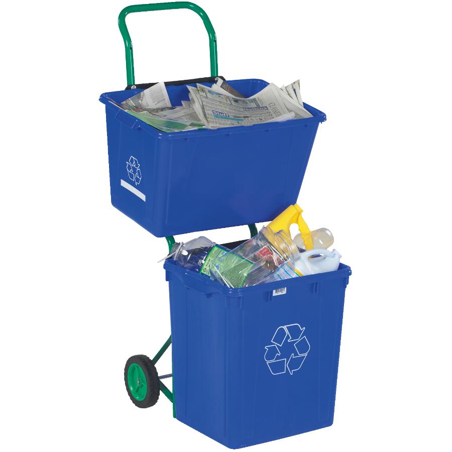 Details about   Moving Recycle Bins Recycle Cart Steel 400 Plus lbs Rated w Wheels Single Pack 
