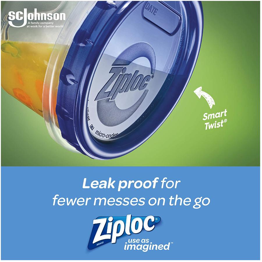 Ziploc Pack Twist N Lock Disposable Food Containers Home Hardware