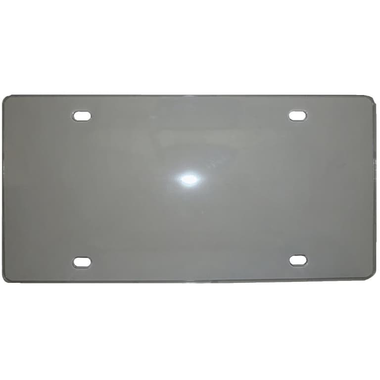 Ilink Smoke License Plate Cover Home Hardware