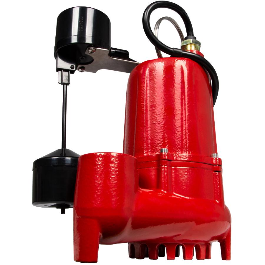 1/2 HP Submersible Cast Iron Sump Pump with Vertical Float Switch