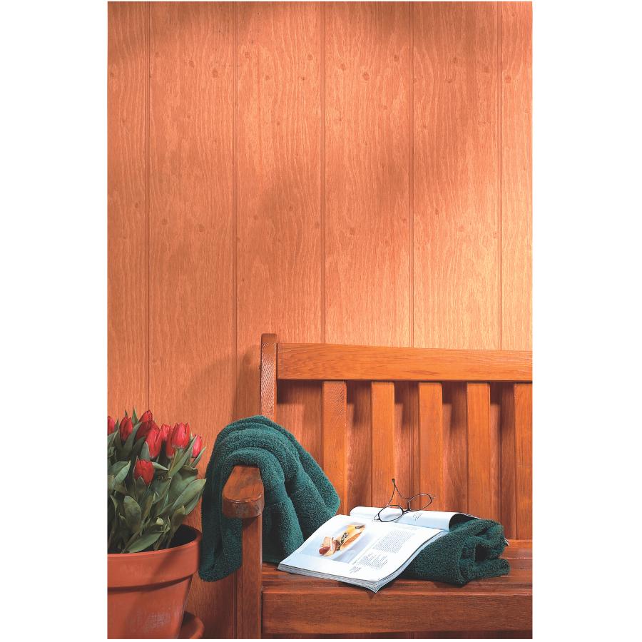 DOMAN 9.5mm x 4' x 8' Cedar Chalet Panel Siding | Home Hardware