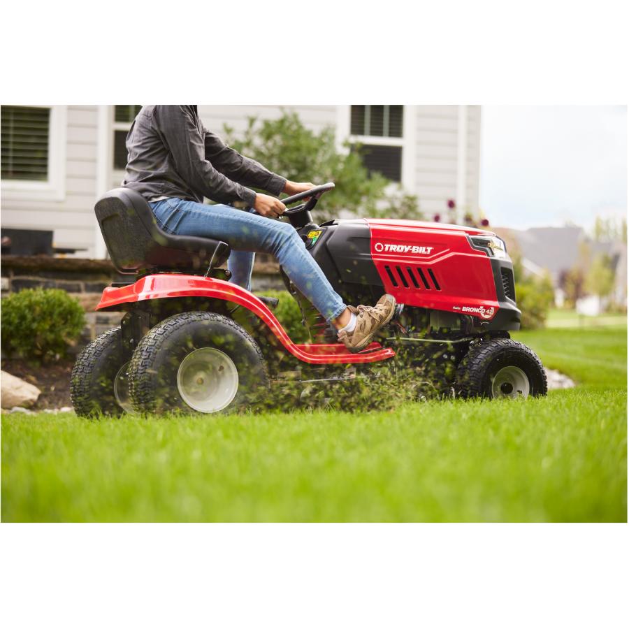 TROY BILT Bronco 547cc 42 Foot AutoDrive Gas Riding Lawn Mower Home Hardware