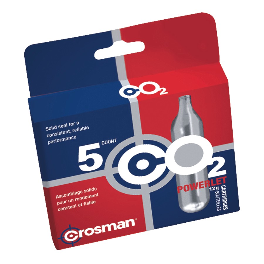 12g 5 Pack for sale online Crosman Powerlet Co2 Cartridge 
