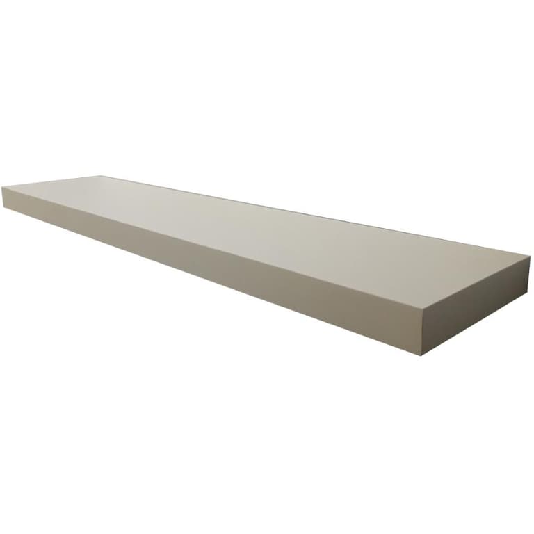 Homewares 36"x8"x1.5" MDF White Floating Shelf Home Hardware