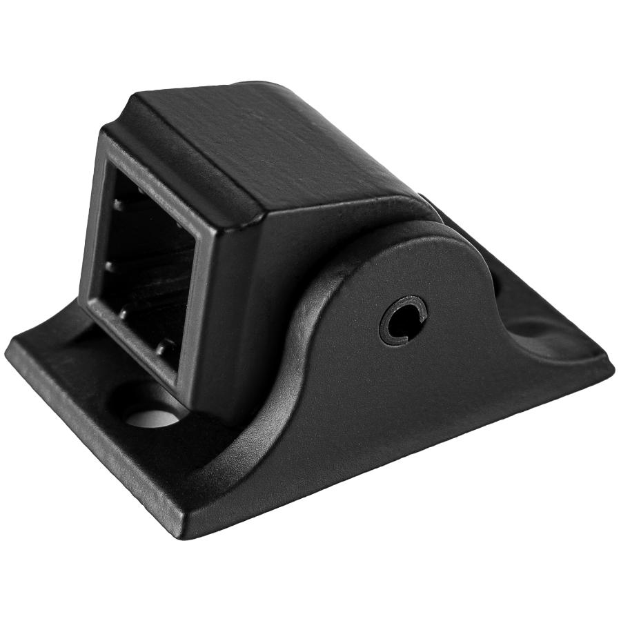 Nuvo Iron SMSRA Surface Mount Stair Connector For 3/4 Round Balusters – 10 Pack, Black