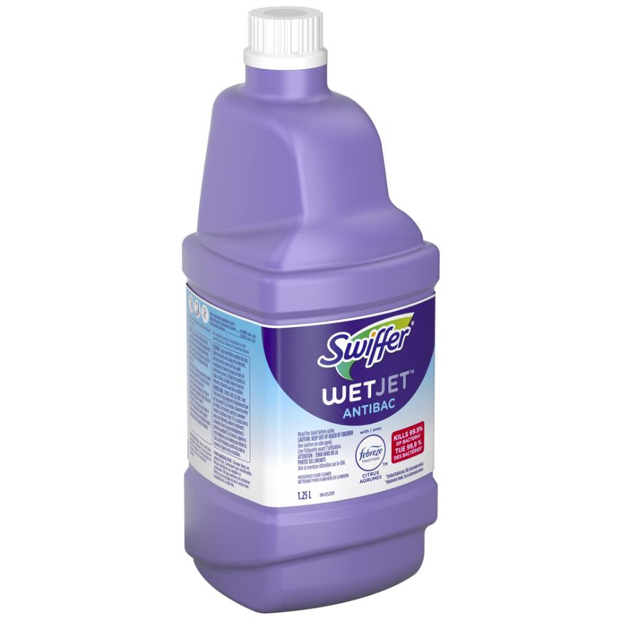 SWIFFER Citrus and Light WetJet Antibacterial Floor Cleaner | Home