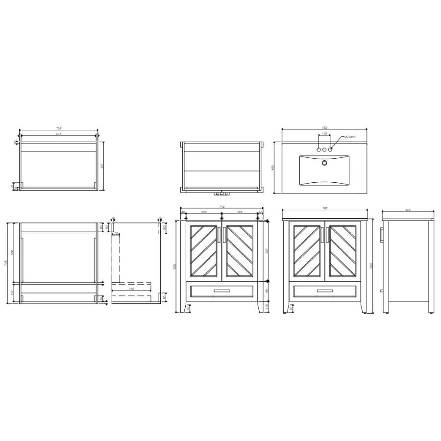 hana＊hana　0912 MAAX Hana 40-in x 40-in x 78.75-in Chrome Neo-Angle Corner