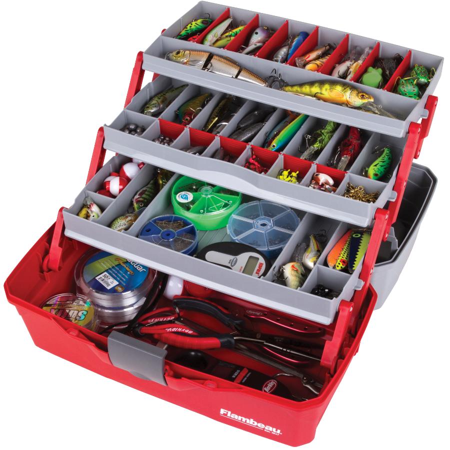 FLAMBEAU Red Tray Tackle Box Home Hardware