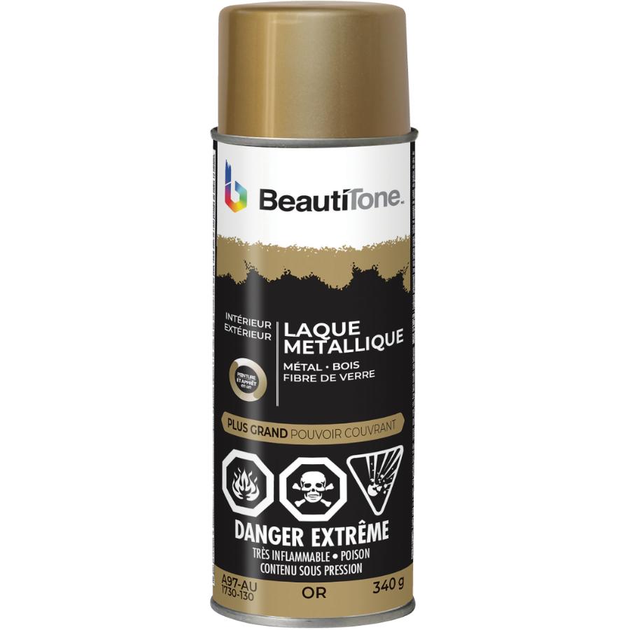 BEAUTITONE Metallic Lacquer Spray Paint Home Hardware