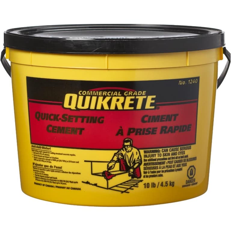 Quikrete 4.5kg Quick Set Cement Home Hardware