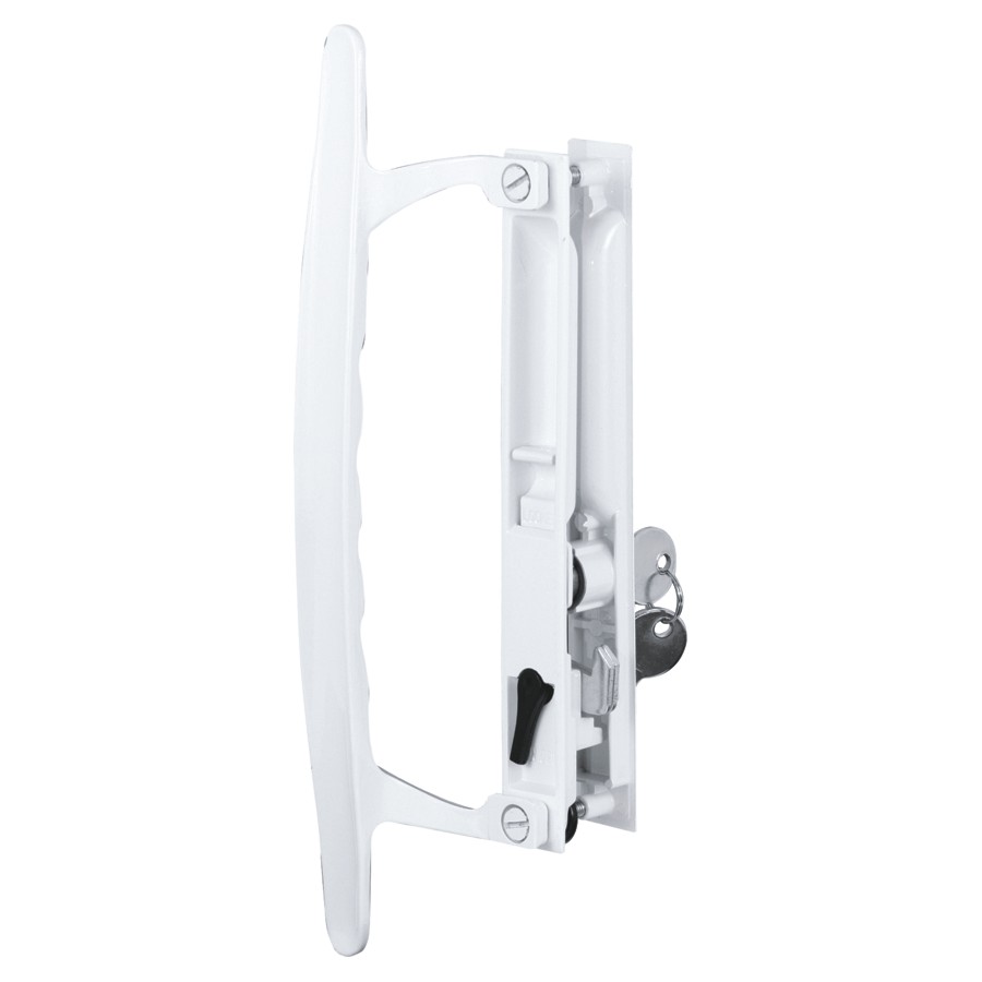 Sliding Door Handle Set – White Decorative Pull For Patio Glass Doors, Mortise Lock Compatible - View #8