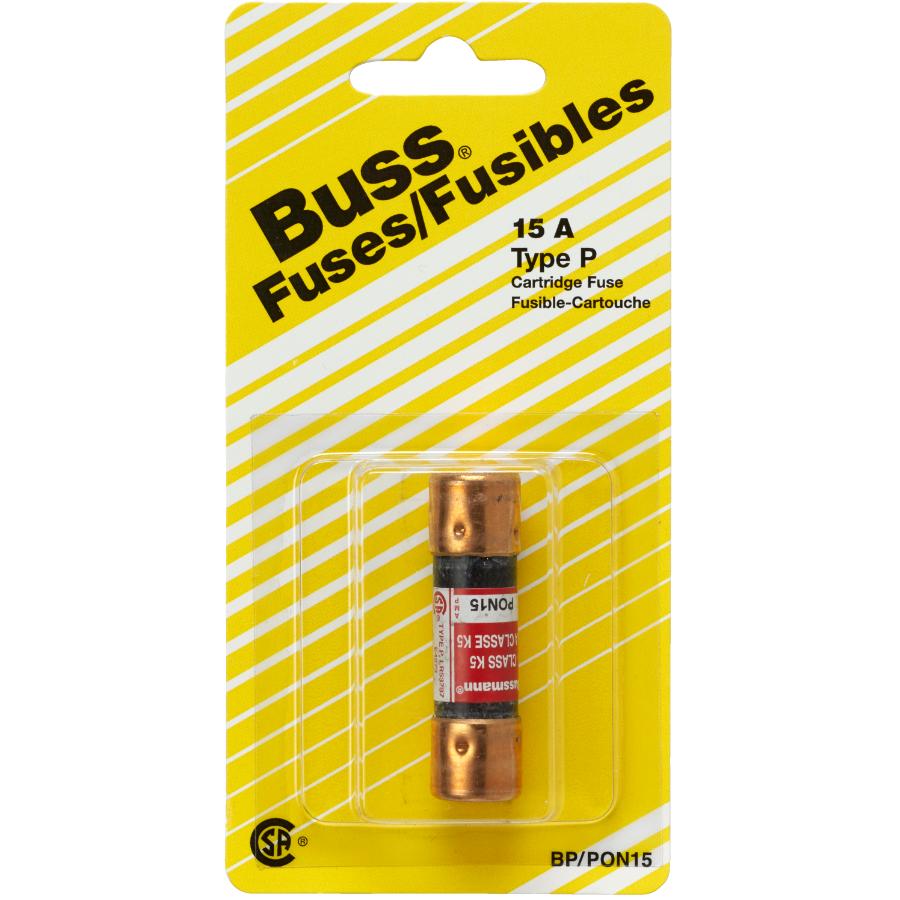 Lot De 10 Fusibles Bussmann BAF-15 15A 250V Rapides - Neufs Sous Bande - Livraison Gratuite