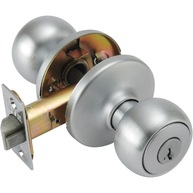 Weiser Fairfax Keyed Entry Door Knob Home Hardware