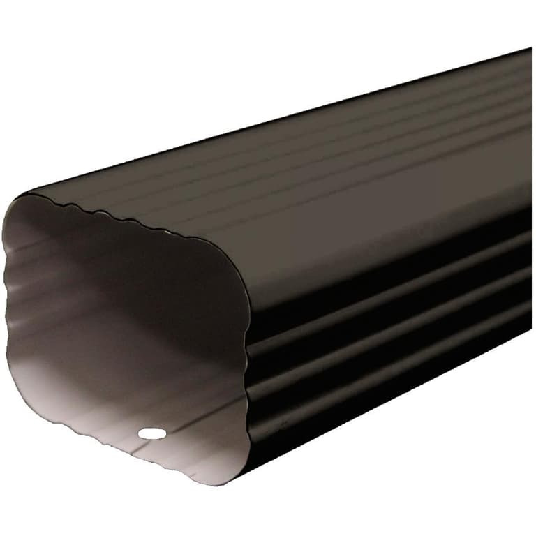 Kaycan 2"x3"x10' Bronze Aluminum Gutter Downpipe Home Hardware