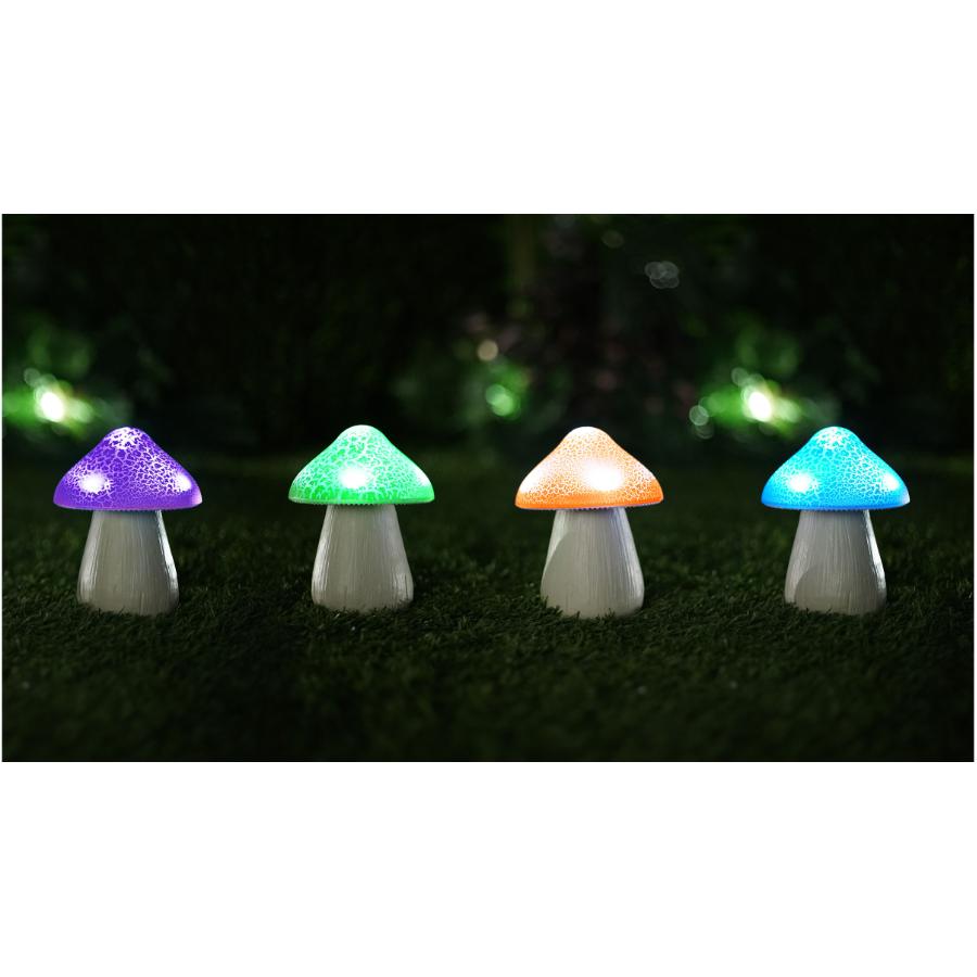 ALPINE Solar Mushroom Tabletop LED | Home Hardware