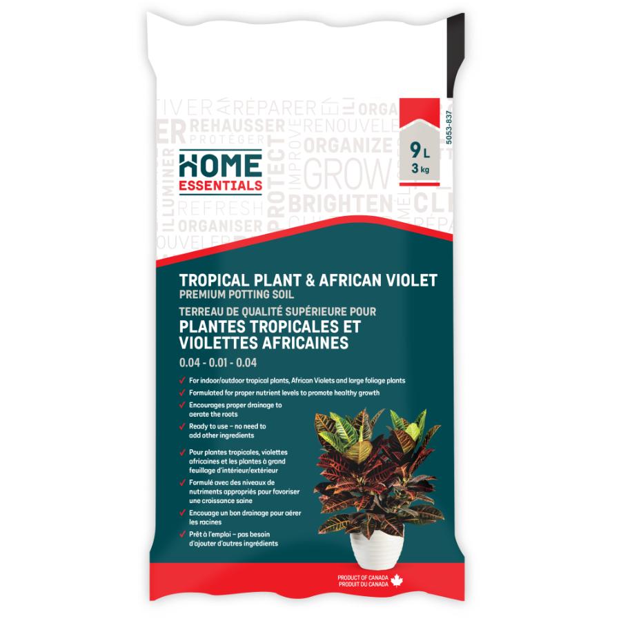HOME ESSENTIALS Premium Tropical & African Violet Soil Mix | Home