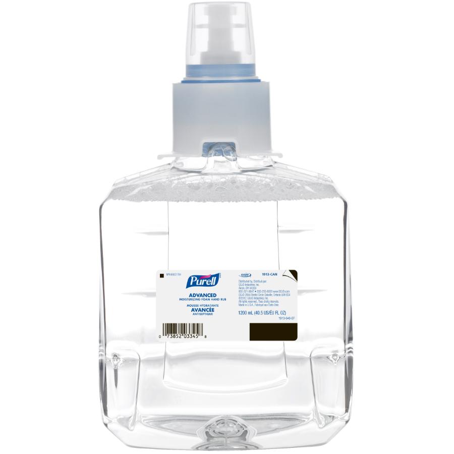 White 5110-01 PURELL CS4 Education Push-Style Dispenser Dispenser for PURELL CS4 1200 mL Hand Sanitizer Refills 