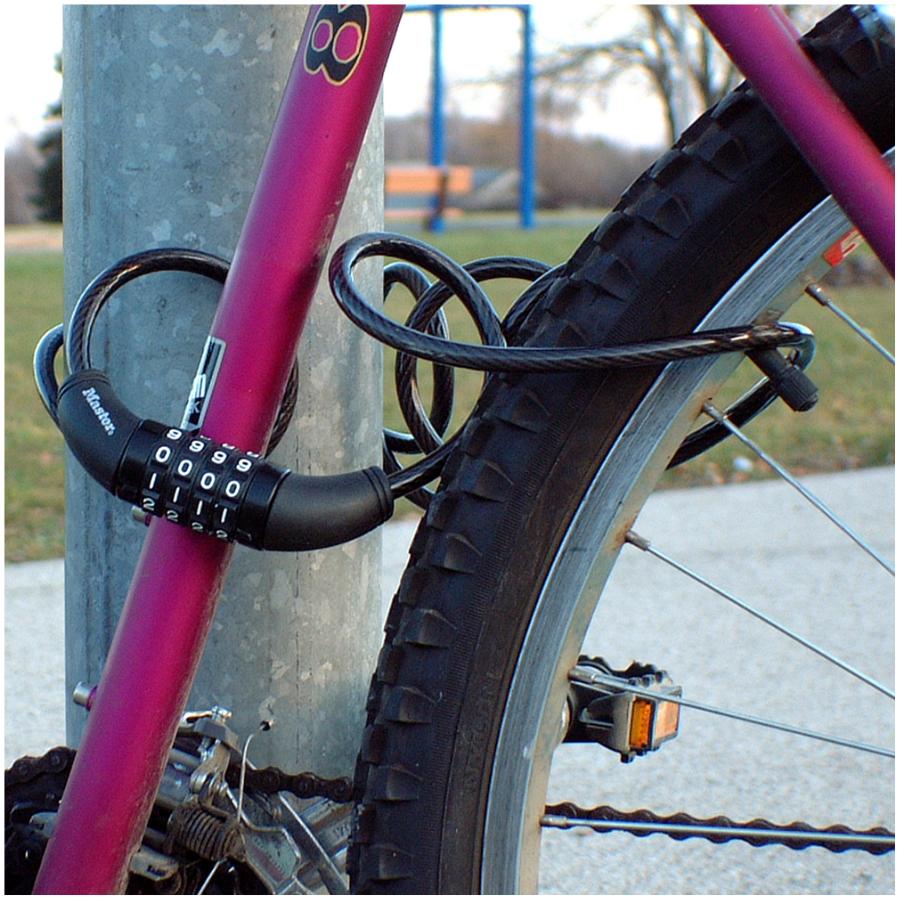 Bike Chain Lock Bike Lock Cable Home Depot MASTER LOCK 6' Set Home