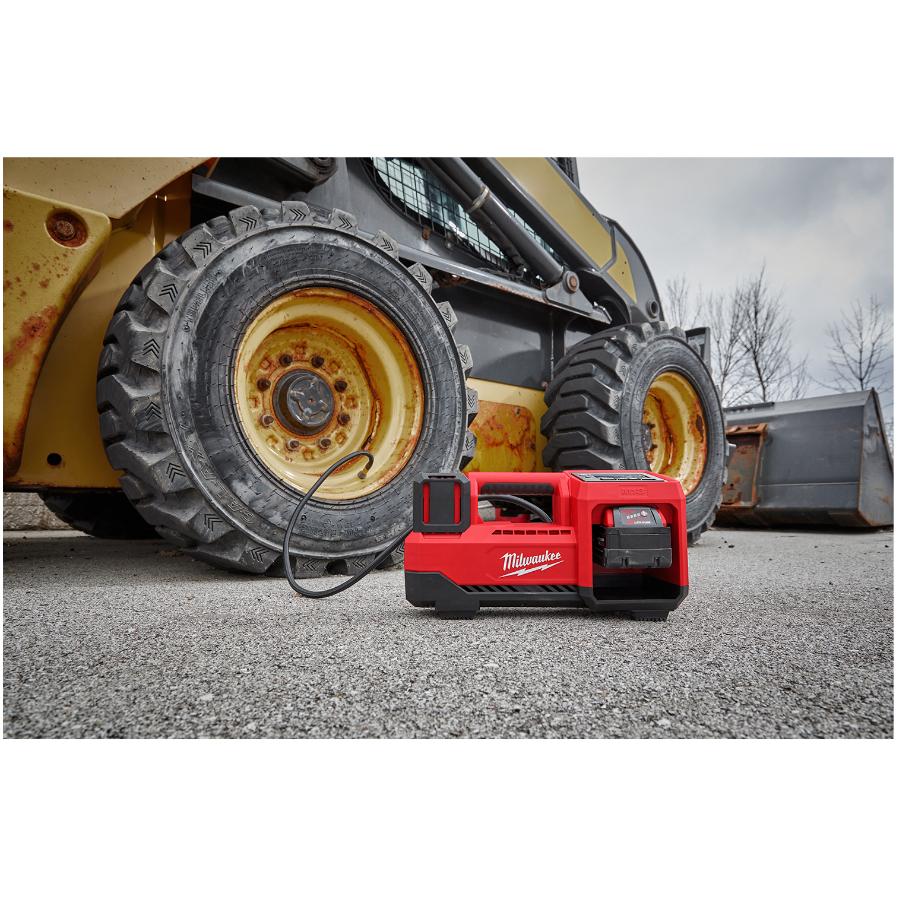 Air Pump Milwaukee M18 Cordless Air Compressor Tyre Inflator