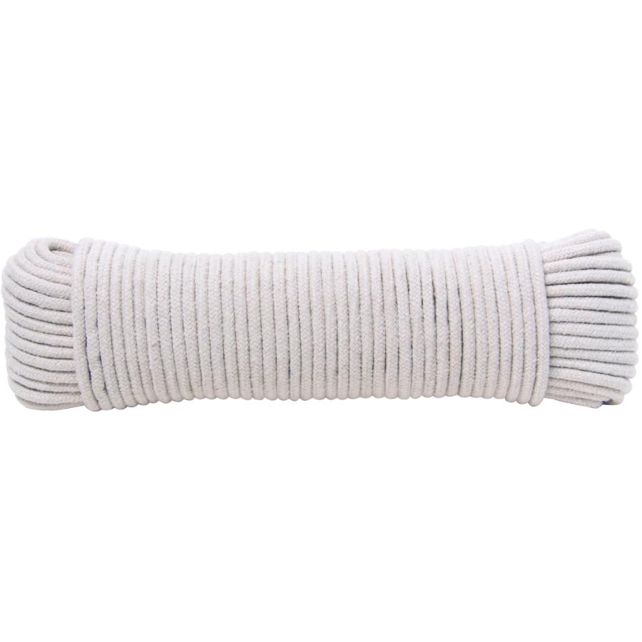 Cotton Rope Line Cord Sash Washing Clothes Pulley Natural 100% 8 Strand 4-10mm 
