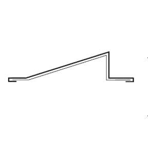 Vicwest Galvanized Metal Roof Snow Stop Home Hardware