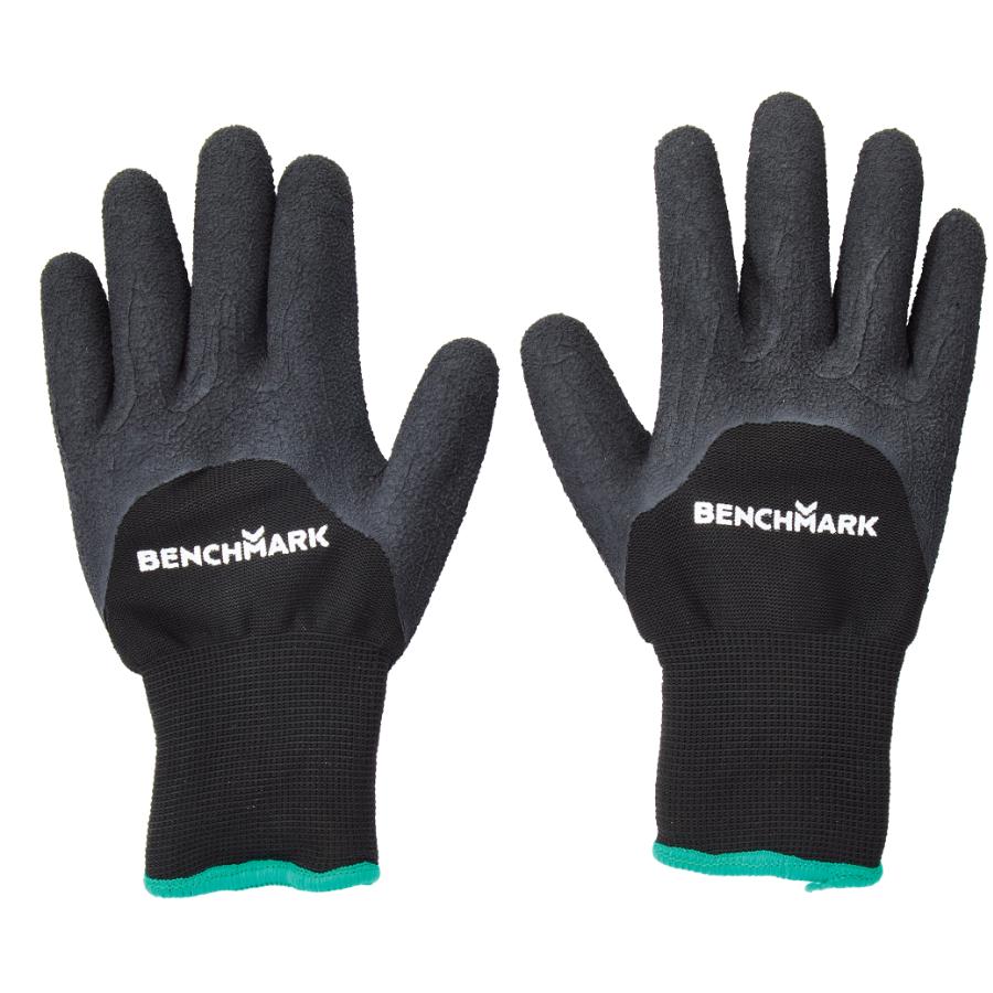 BENCHMARK Lined Latex/Polyester Nitrile Coated Work Gloves | Home