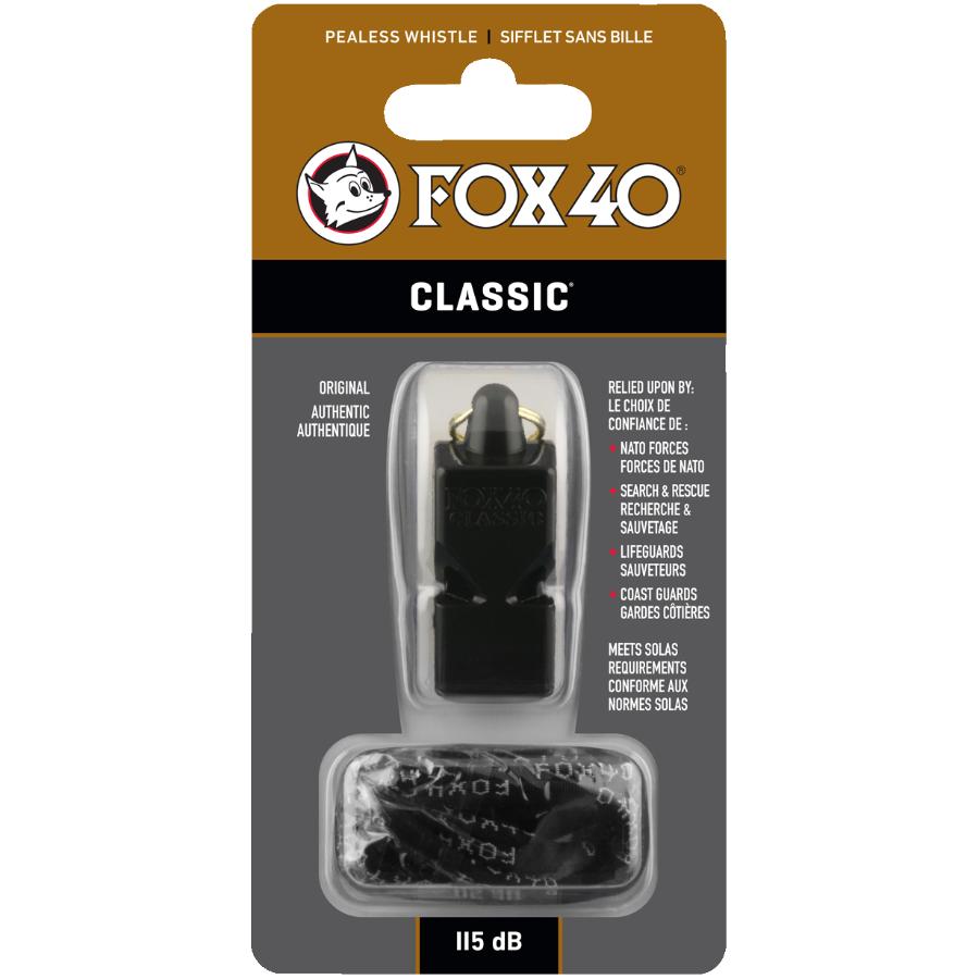 FOX 40 Black Multi-Use Sport Whistle, with Lanyard | Home Hardware