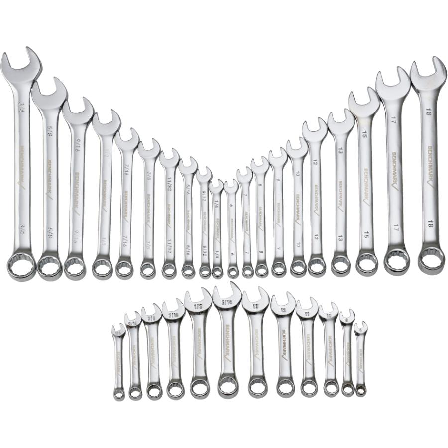 Benchmark 32 Piece Metric and Imperial Wrench Set | Home Hardware