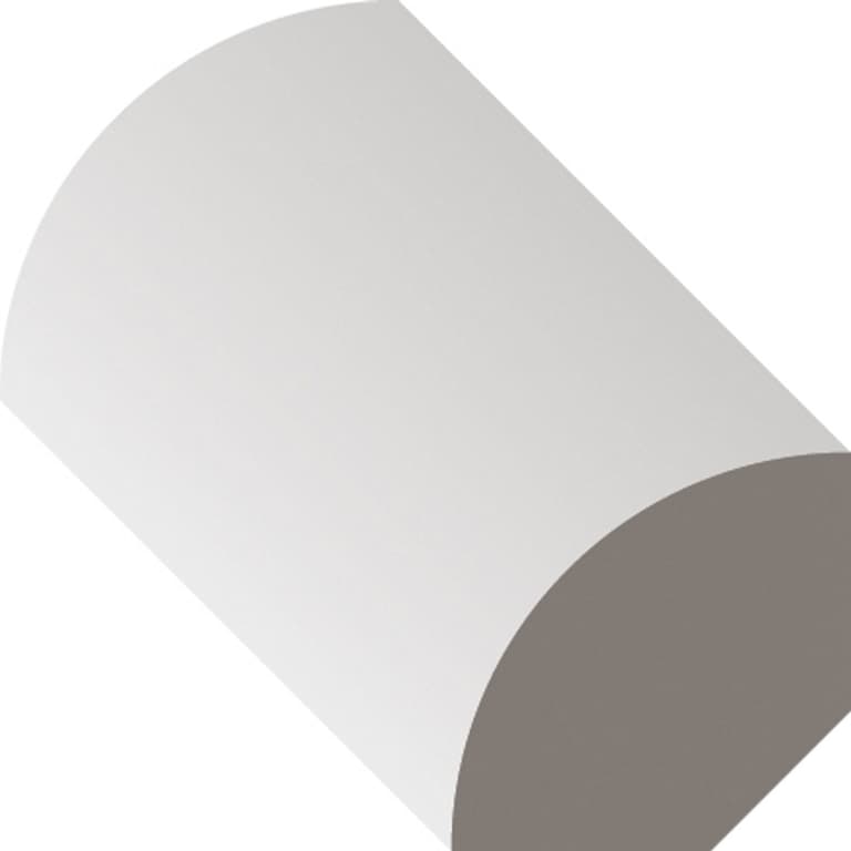 Metrie 1/4"x1/4" Hemlock Quarter Round Moulding, by Linear Foot Home