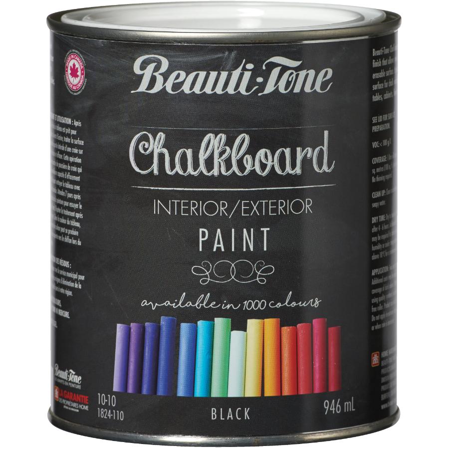 Beauti-Tone 18mL Latex Black Base Chalkboard Paint  Home Hardware