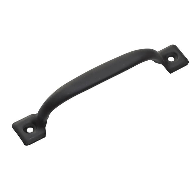 Builder'S Hardware 43/4" Satin Black Screen Door Handle Home Hardware