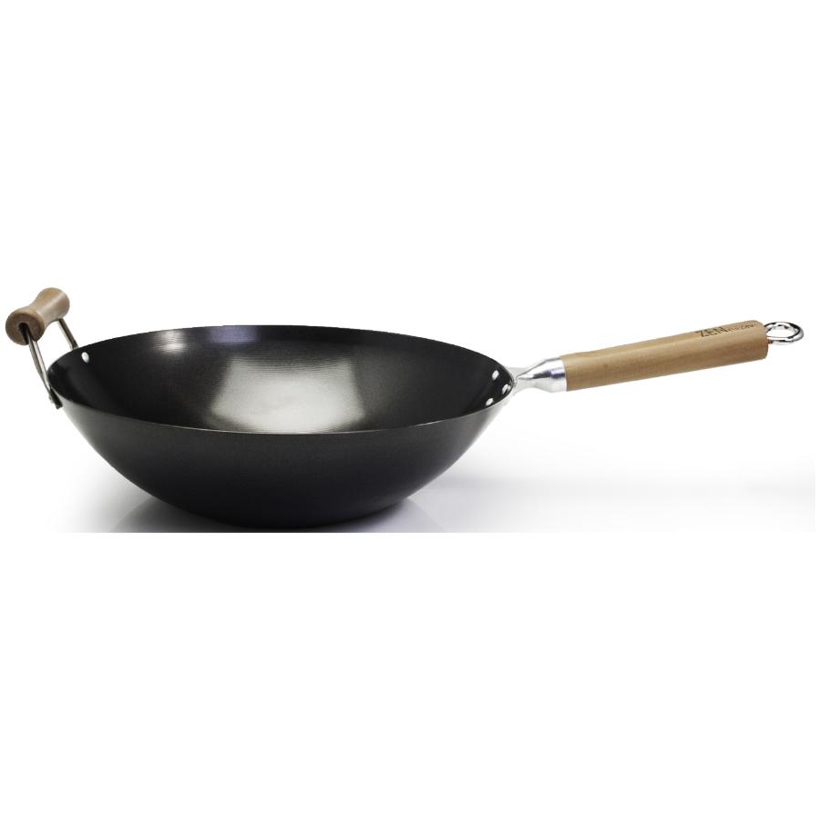 ZEN CUIZINE Carbon Steel Non-Stick Wok | Home Hardware