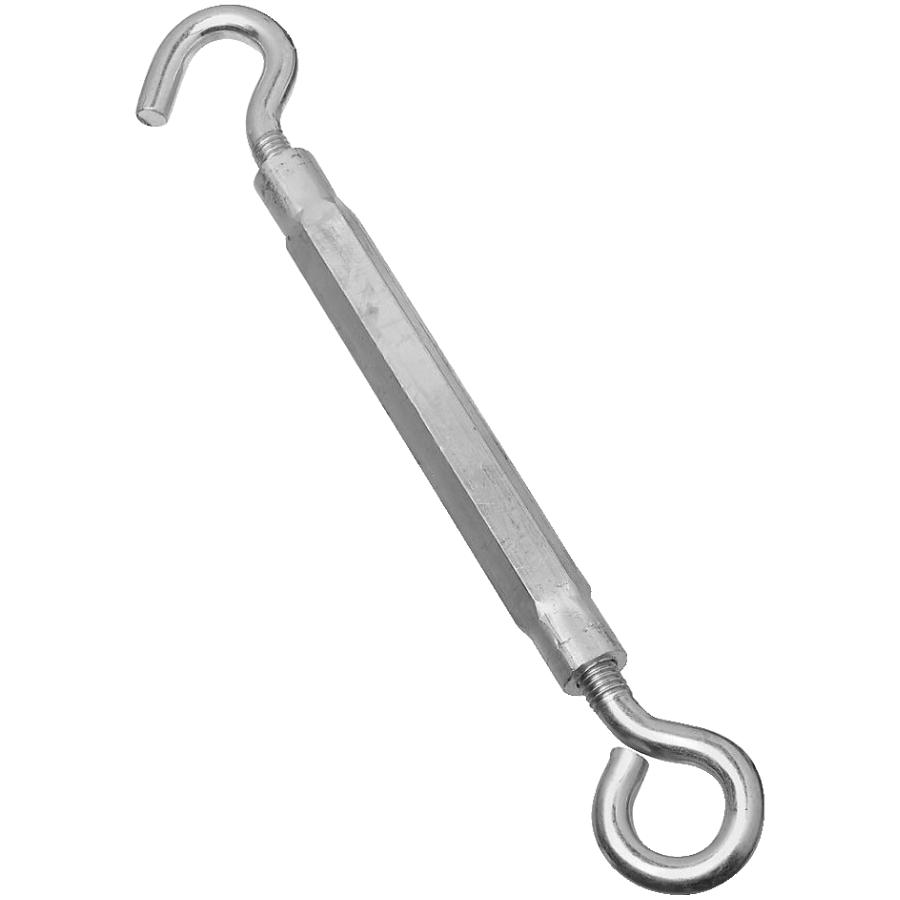 Eye/Hook Galvanized Turnbuckle - 1 in X 12 in - Bros