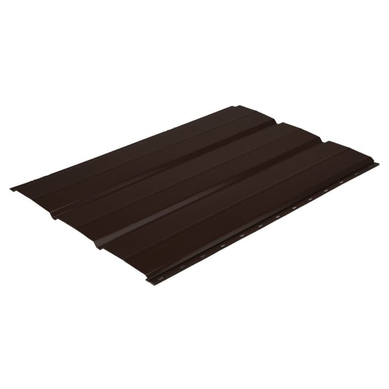 KAYCAN 16" x 12' Charcoal SP600P Plain Aluminum Soffit Home Hardware