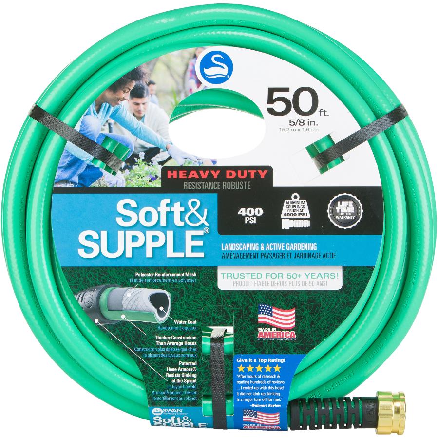 Best Garden 5/8 In. Dia. x 25 Ft. L. Heavy-Duty Soft & Supple Garden Hose -  Alliance Home Improvement Center