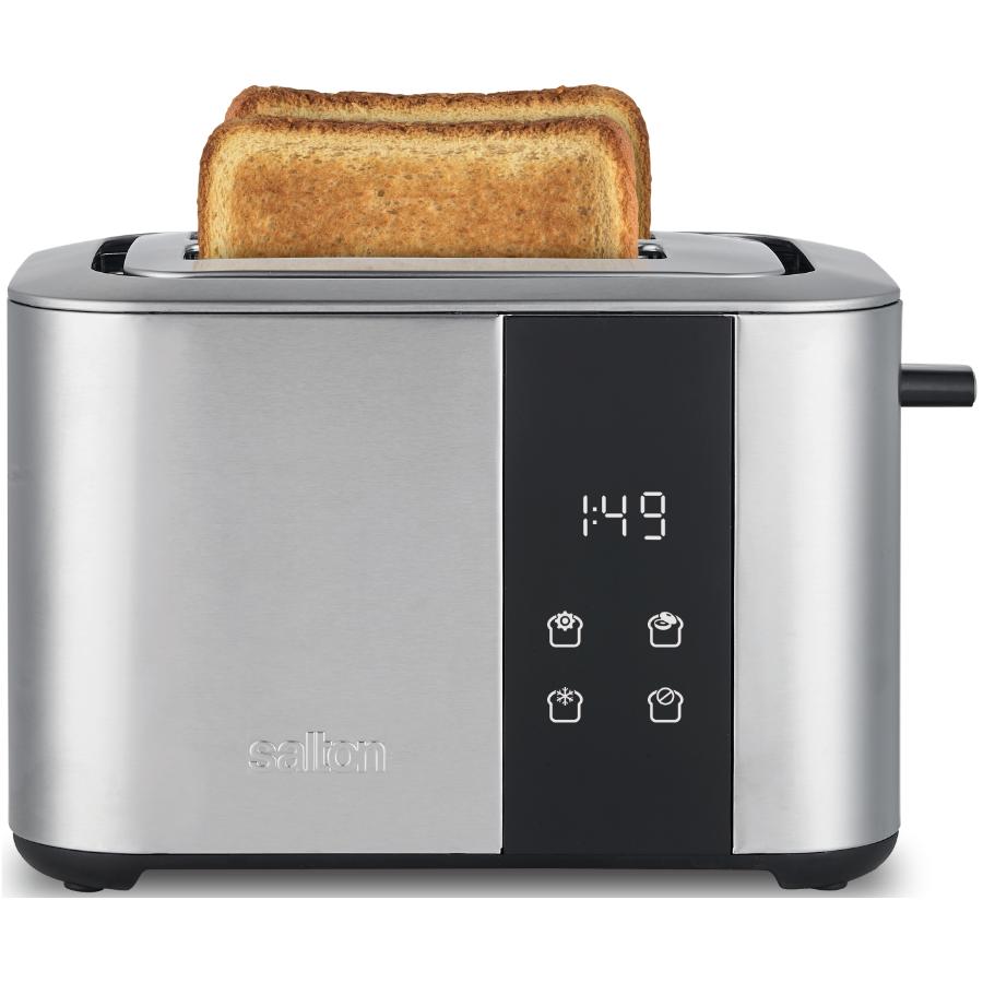 SALTON 2 Slice Digital Countdown Stainless Steel Toaster Home Hardware