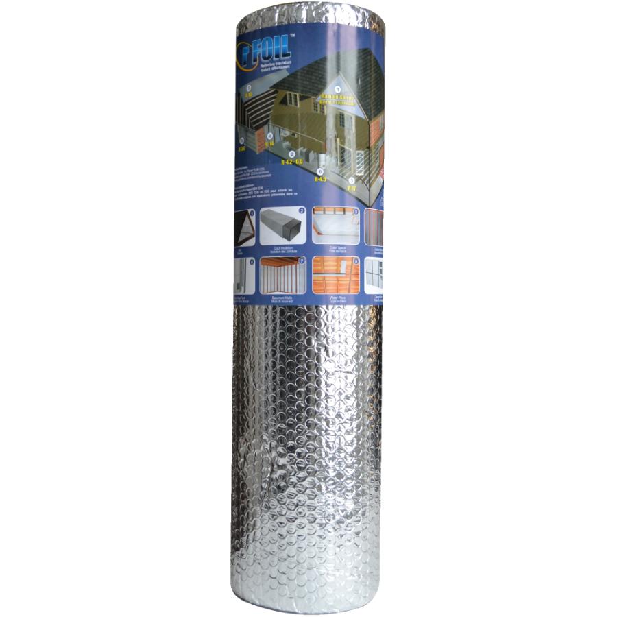 Rouleau Isolant Thermique à Bulles IES - Film Réfléchissant 6' X 84' (500 Pi²) R7-21