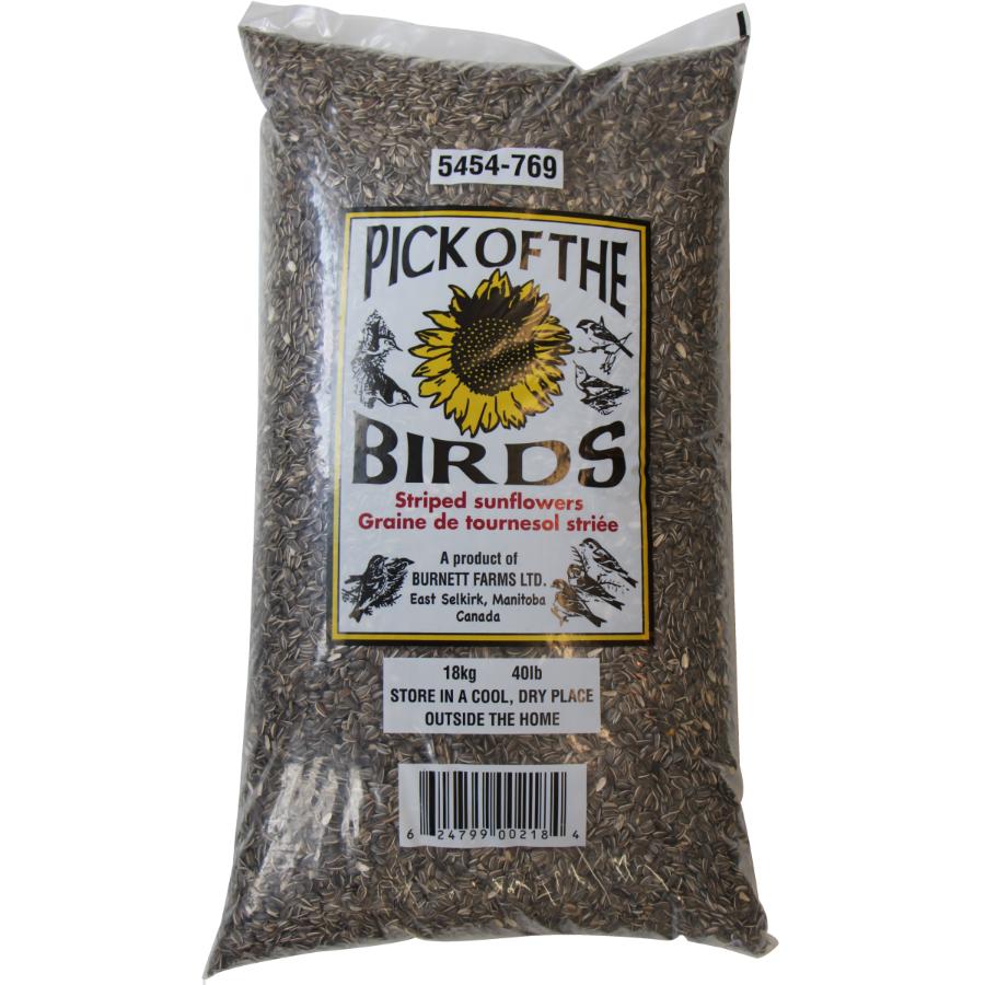 Graines De Tournesol Rayées Pour Oiseaux Sauvages – Lot De 2 Sacs De 3 Kg (6 Kg Total) – Nourriture Naturelle Pour Jardin - 9